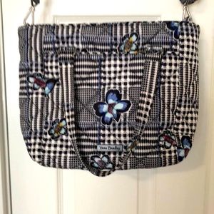 Vera Bradley Multi strap shoulder bag performance twill EUC Bedford plaid